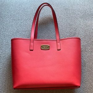 Michael Kors pink tote bag